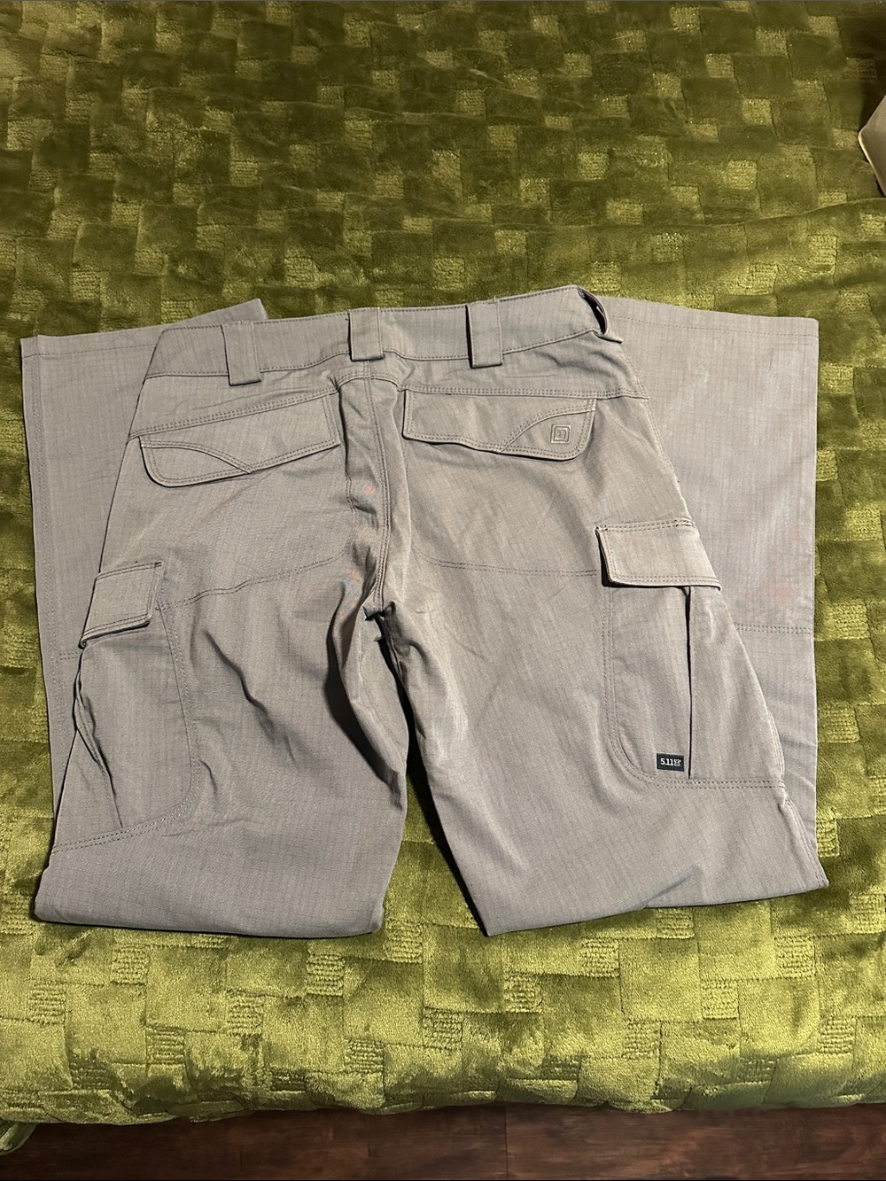 5.11 Tactical Women’s Gray Cargo Pants - Picture 3 of 5